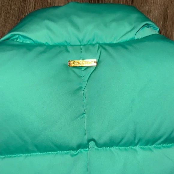 Lilly Pulitzer Teal Puffer Vest - Picture 5 of 7